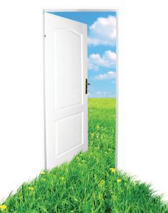 Door to new world. Version 2